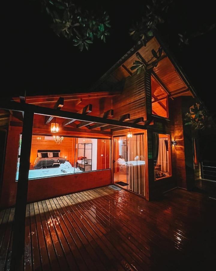 Cabana Romantica Na Serra Com Hidro, Lareira, Lagos E Trilhas Villa Bom Retiro  Luaran gambar