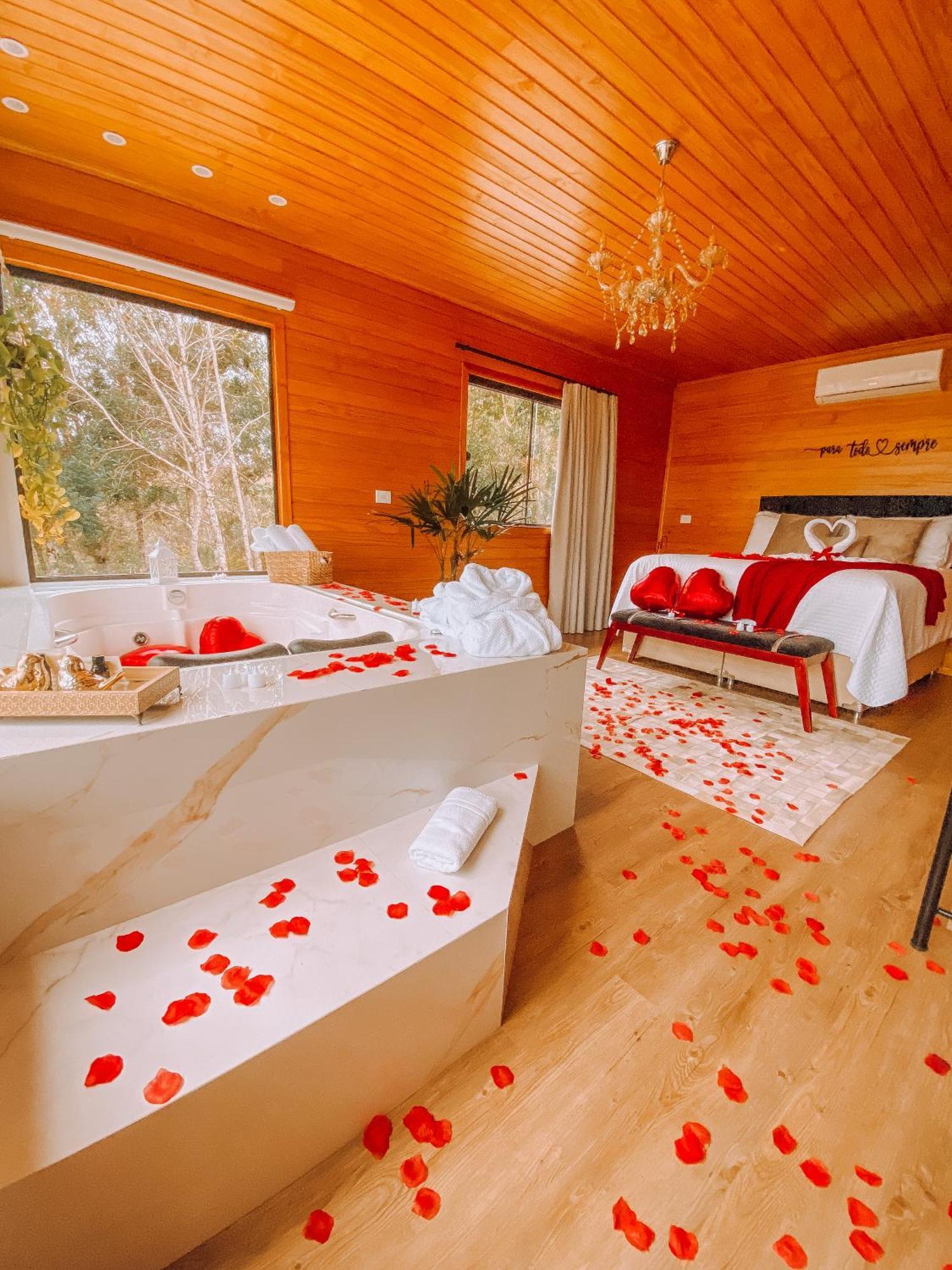 Cabana Romantica Na Serra Com Hidro, Lareira, Lagos E Trilhas Villa Bom Retiro  Luaran gambar