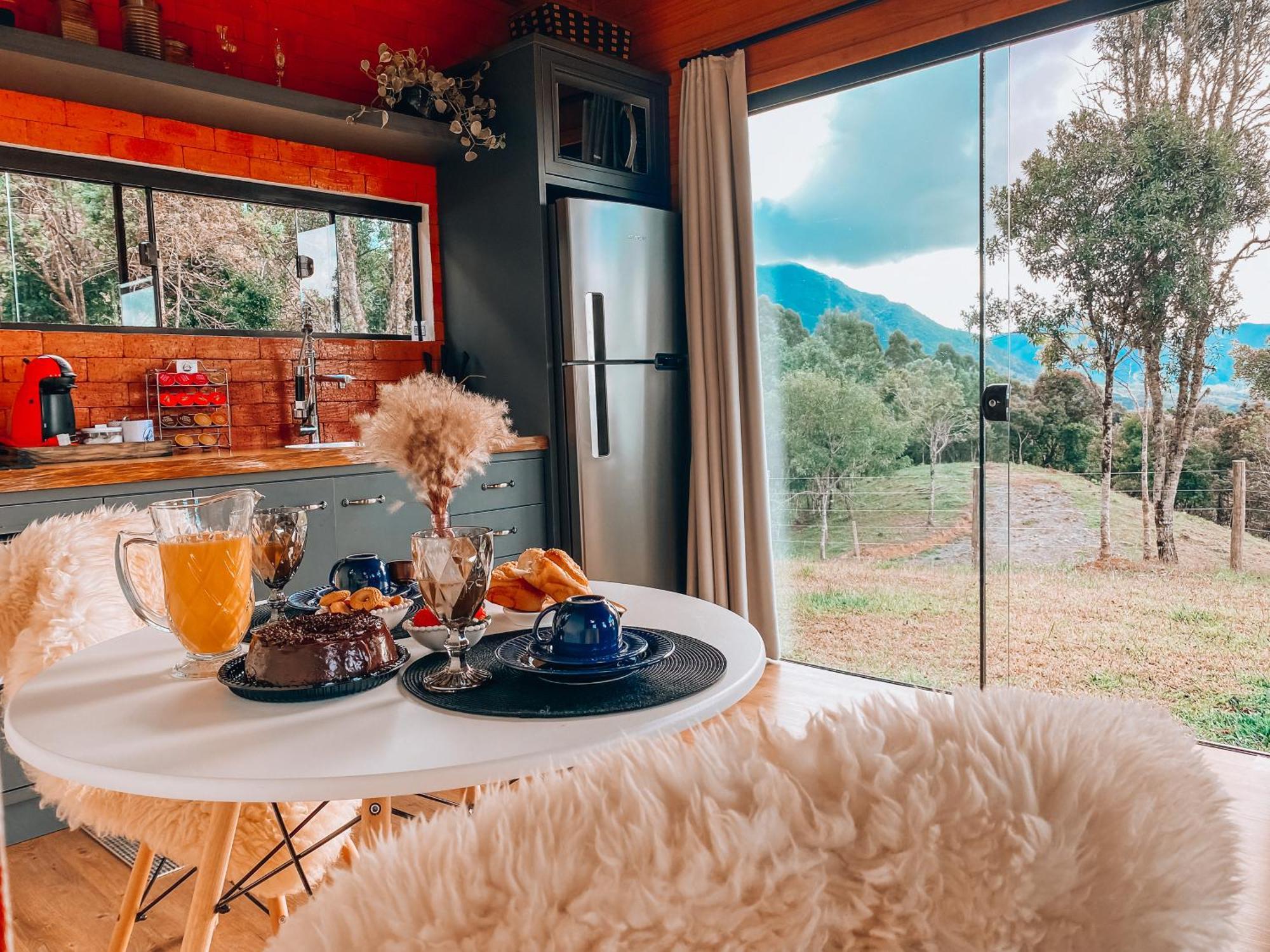 Cabana Romantica Na Serra Com Hidro, Lareira, Lagos E Trilhas Villa Bom Retiro  Luaran gambar